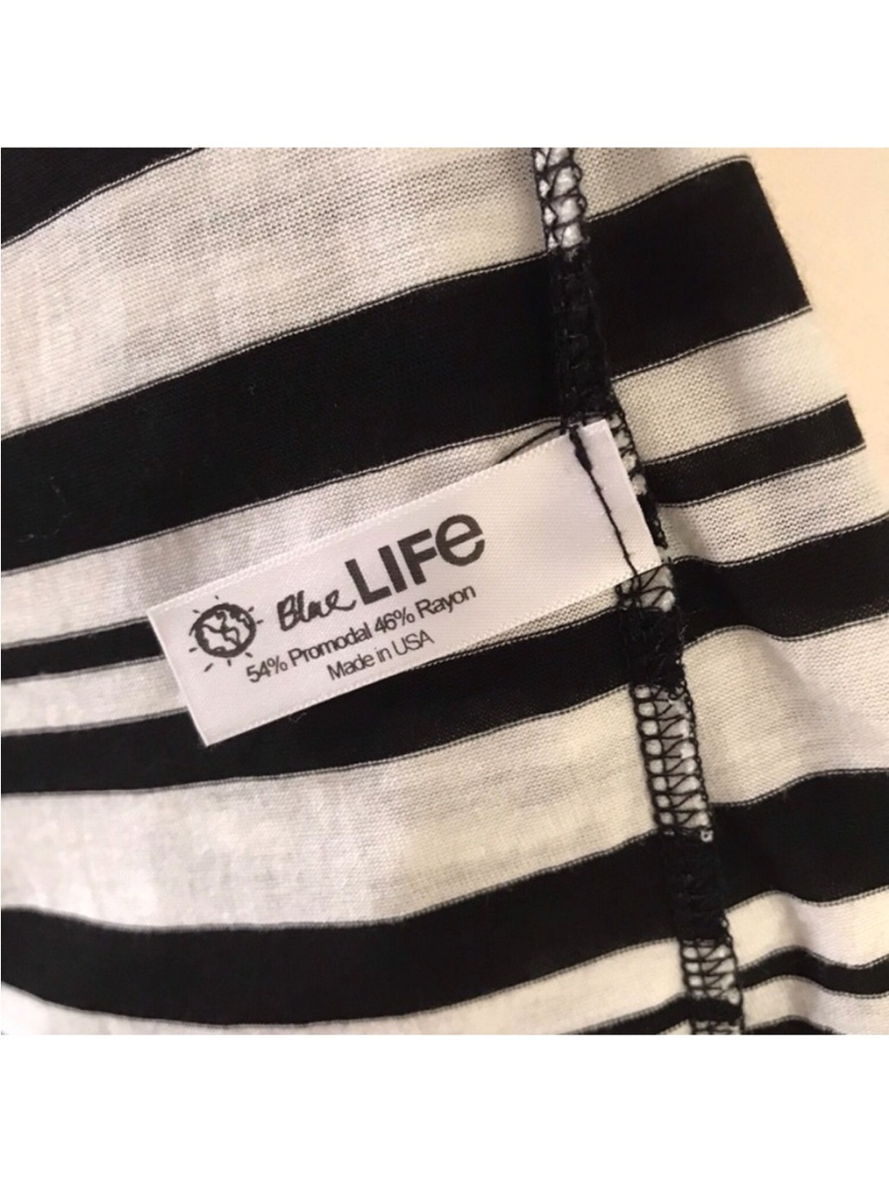 Blue Life Stripe Long Sleeve Best Bum Jersey Top - Picture 4 of 10